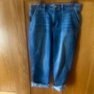 Women’s Boyfriend Jeans - Blue Casual Relaxed Fit